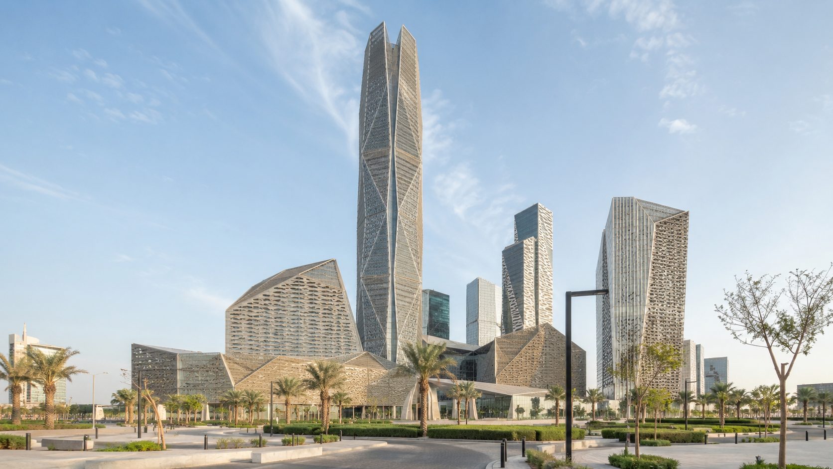 King Abdullah Financial District (KAFD) towers in Riyadh